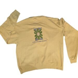 Long Live Rad Women embroidered  Oversized Sweathshirt Size XL